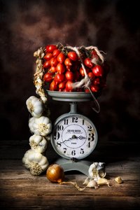 Vintage Kitchen Produce by Felice Angelino