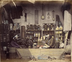 Curio Shop by Felice Beato
