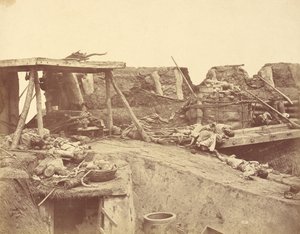 Interior of the English Entrance to North Fort on 21st August, 1860