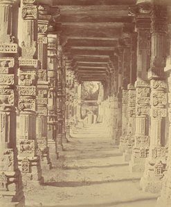 Interior of the Hindu Temple in Kootub