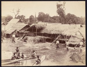 Native Village along the Irrawaddy River