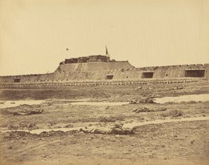 Rear of the North Fort Showing the Retreat of the Chinese Army
