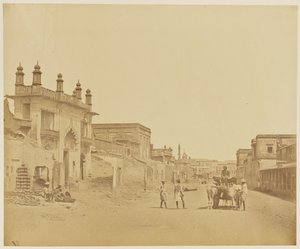 Road in Which General Sir Henry Havelock Entered the Residency by Felice Beato