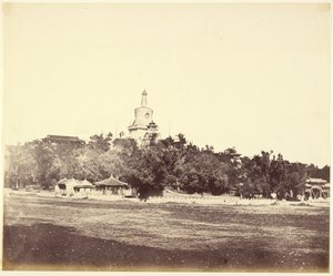 The Great Pagoda in the Imperial Winter Palace, Peking by Felice Beato
