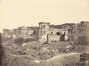 The Mucha Bawn, or the Old Citadel of Lucknow by Felice Beato
