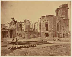 The Residency From the Front, Showing the Room in Which Sir Henry Lawrence Was Killed by Felice Beato