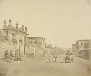 The Road by which General Henry Havelock Entered in the Residency, Lucknow by Felice Beato
