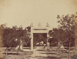 Tomb Near Palichian, the Scene of the Commencement of the Attack on September 21, 1860 by Felice Beato