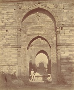 Tomb in Kutub by Felice Beato