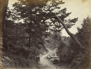 View on the Tokaido Road by Felice Beato