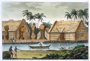 Tomb of Tamahamah at Kaiakakooa, Sandwich Islands, c1820-1839