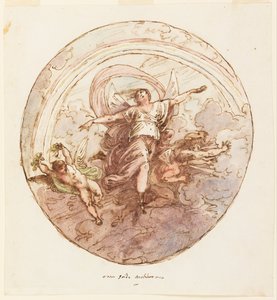 Ceiling Design Depicting Iris and the Rainbow