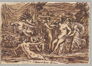 Diana and Callisto, After Domenichino by Felice Giani