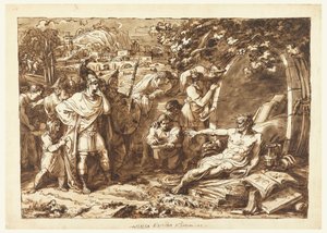 Alexander the Great and Diogenes, 1820–22