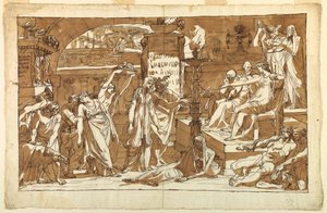 Hades; Persephone in the Underworld (Offering to Proserpine), ca. 1820