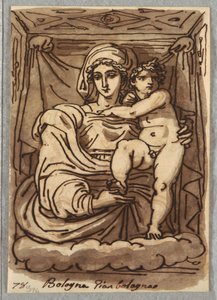 Madonna and Child by Felice Giani