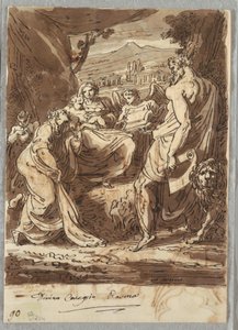 Madonna and the Infant, St. Jerome, Mary Magdalene and Angels, after Correggio