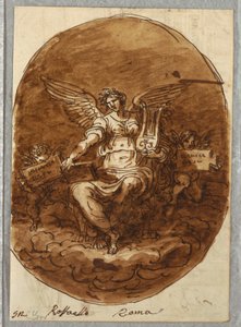 Personification of Poetry, After Raphael by Felice Giani