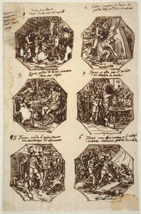 Six Theseus Subjects for the Palazzo Gaddi, Forli