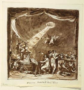 Stage Curtain: Temple of Fame
