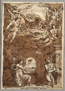 The Annunciation, Study after Innocenza da Imola