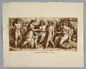The Marriage of Psyche and Cupid by Felice Giani