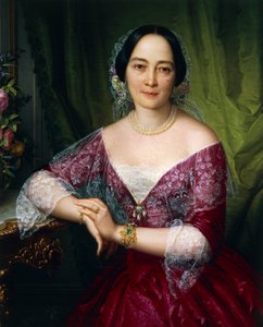 Portrait of Anne Opulich by Felice Schiavoni