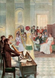 A Soiree at Malmaison by Felicien baron de Myrbach Rheinfeld