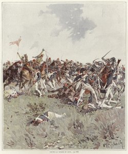 A Battle of the French Revolutionary War by Felicien baron de Myrbach Rheinfeld