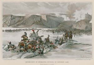 Destruction of the Retreating Russians at Satschan Lake