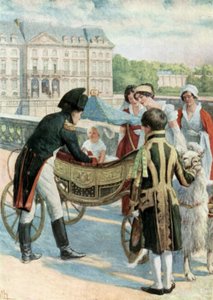 Napoleon and the King of Rome on the Terrace at Meudon