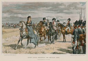 Queen Louisa Reviewing the Prussian Army