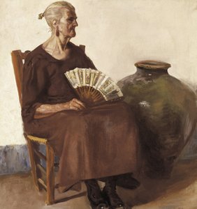 Seated woman, 20th century