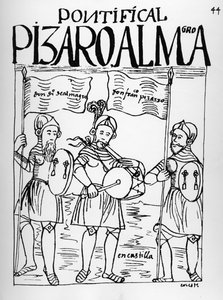 Diego de Almagro and Francisco Pizarro in Castile