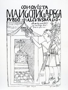 Manco Inca Attempts to Burn the Inca Palace of Cuyus Mango, Which Had Been Converted for Christian Worship, but God Intervenes