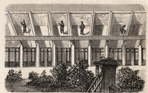 Paris - Prison de la Petite Roquette (prison for women and adolescents) by Felix (after) Thorigny