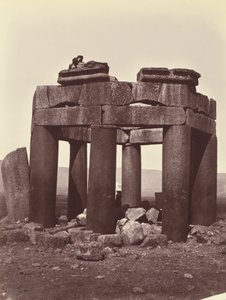 Douris Dome, in the Bekaa Valley - Baalbek by Félix Bonfils