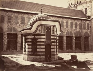 Octagonal Dome in the Courtyard of the Great Mosque - Damascus by Félix Bonfils