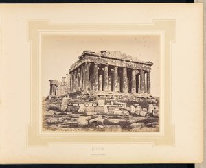 Greece: The Parthenon in Athens by Félix Bonfils