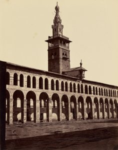 Minaret of the Bride - Damascus by Félix Bonfils