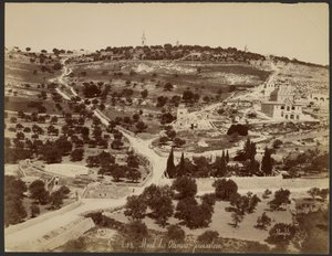 Mount of Olives, Jerusalem by Félix Bonfils