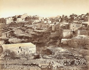 Panoramic view of Bethlehem, Israel