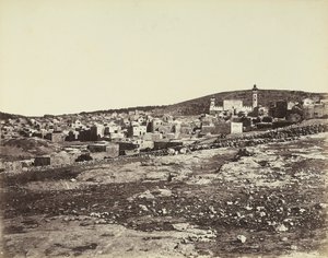 Panoramic view of Hebron by Félix Bonfils