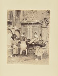 Sakkas Emptying Their Skins by Félix Bonfils
