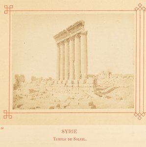 Temple of the Sun by Félix Bonfils