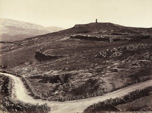 The Pnyx Mountain or the Mountain of the Thirty Tyrants, Athens by Félix Bonfils