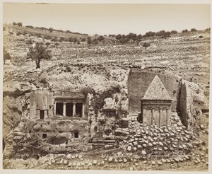 Tomb of St. Jacquesch #309 by Félix Bonfils