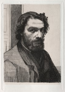 Alphonse Legros by Felix Bracquemond