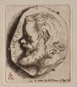 Charles Meryon, 1854 by Felix Bracquemond