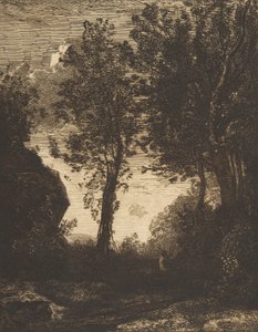 Sunset by Felix Bracquemond